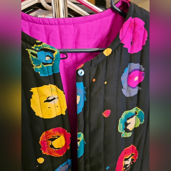 Reversible vintage quilted jacket - Picture 2 of 12